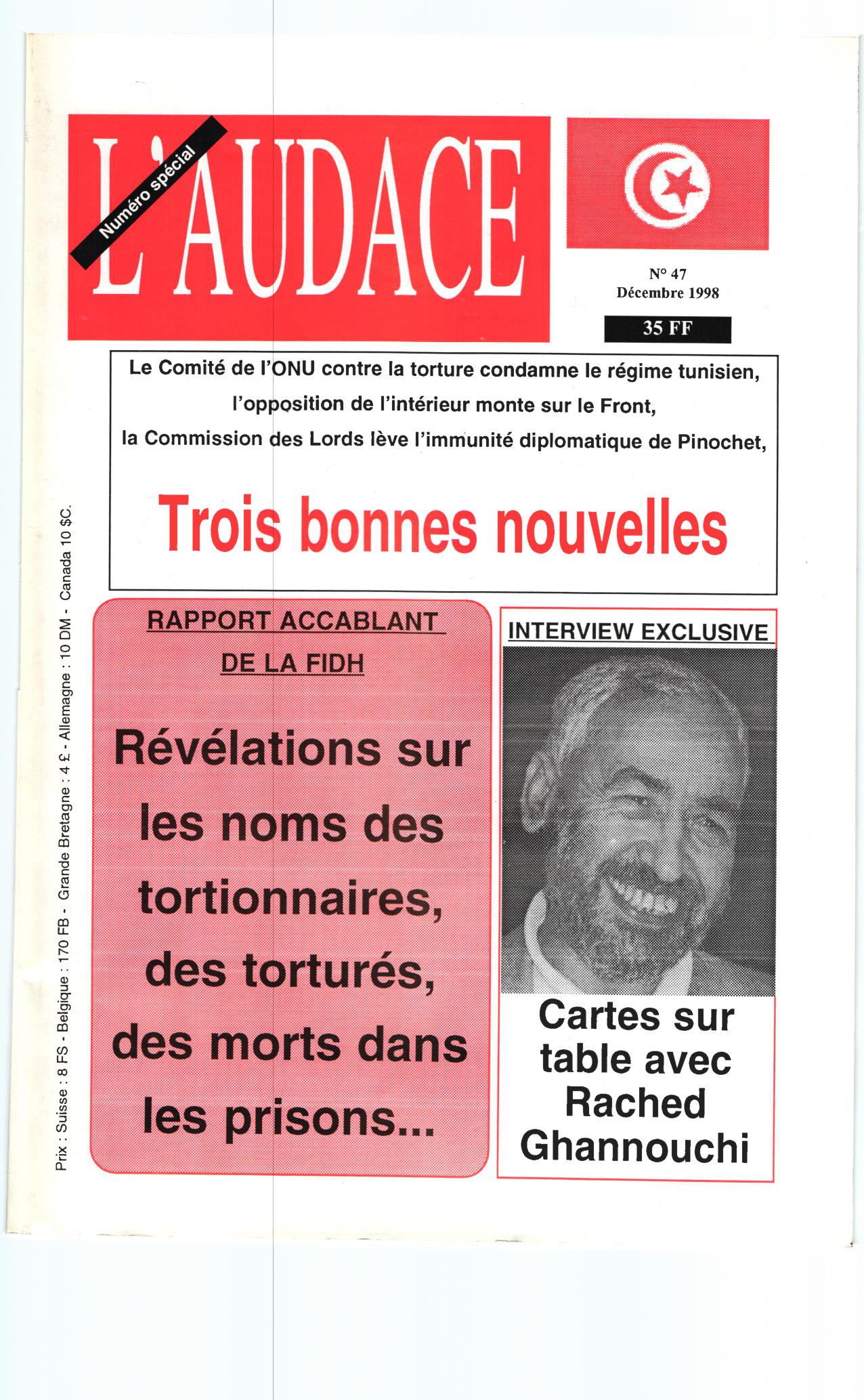 L'AUDACE - N° 47 - Décembre 1998
