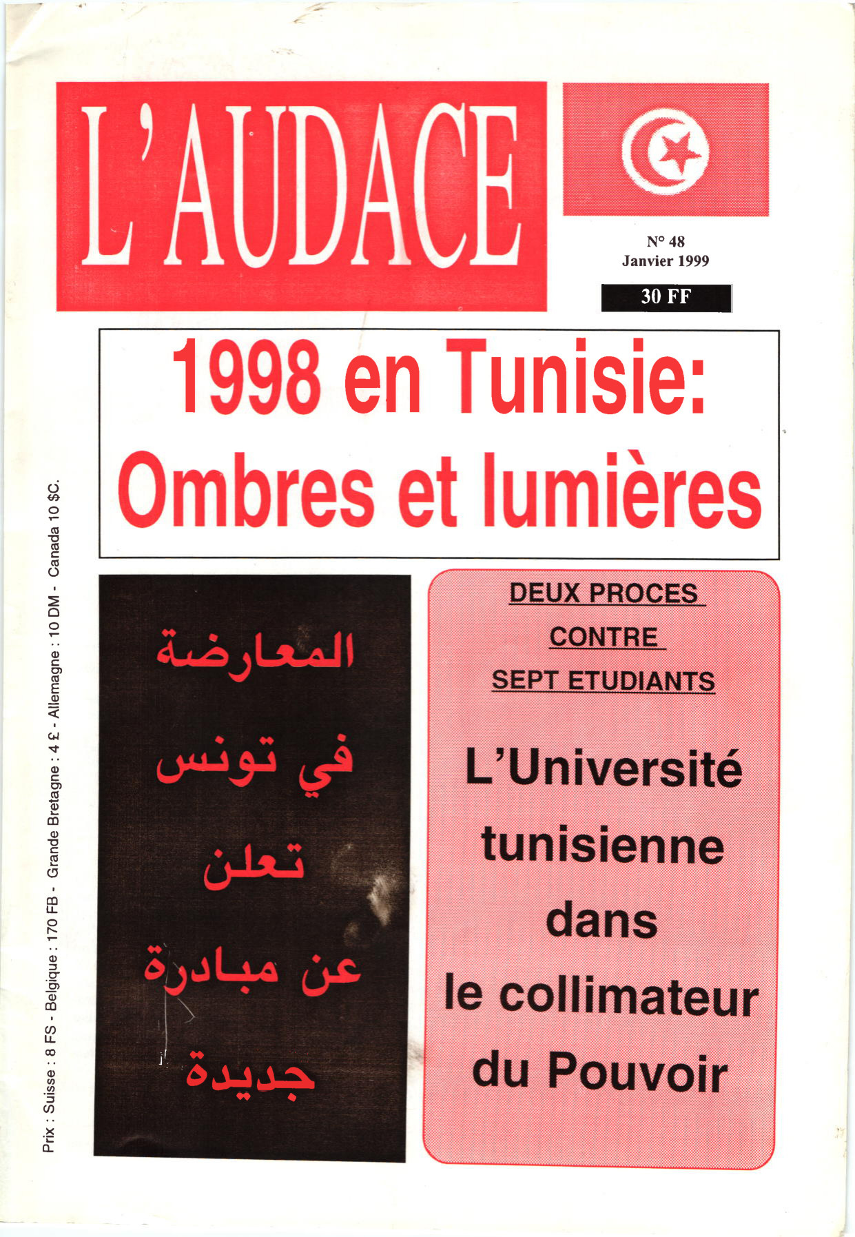L'AUDACE - N° 48 - Janvier 1999