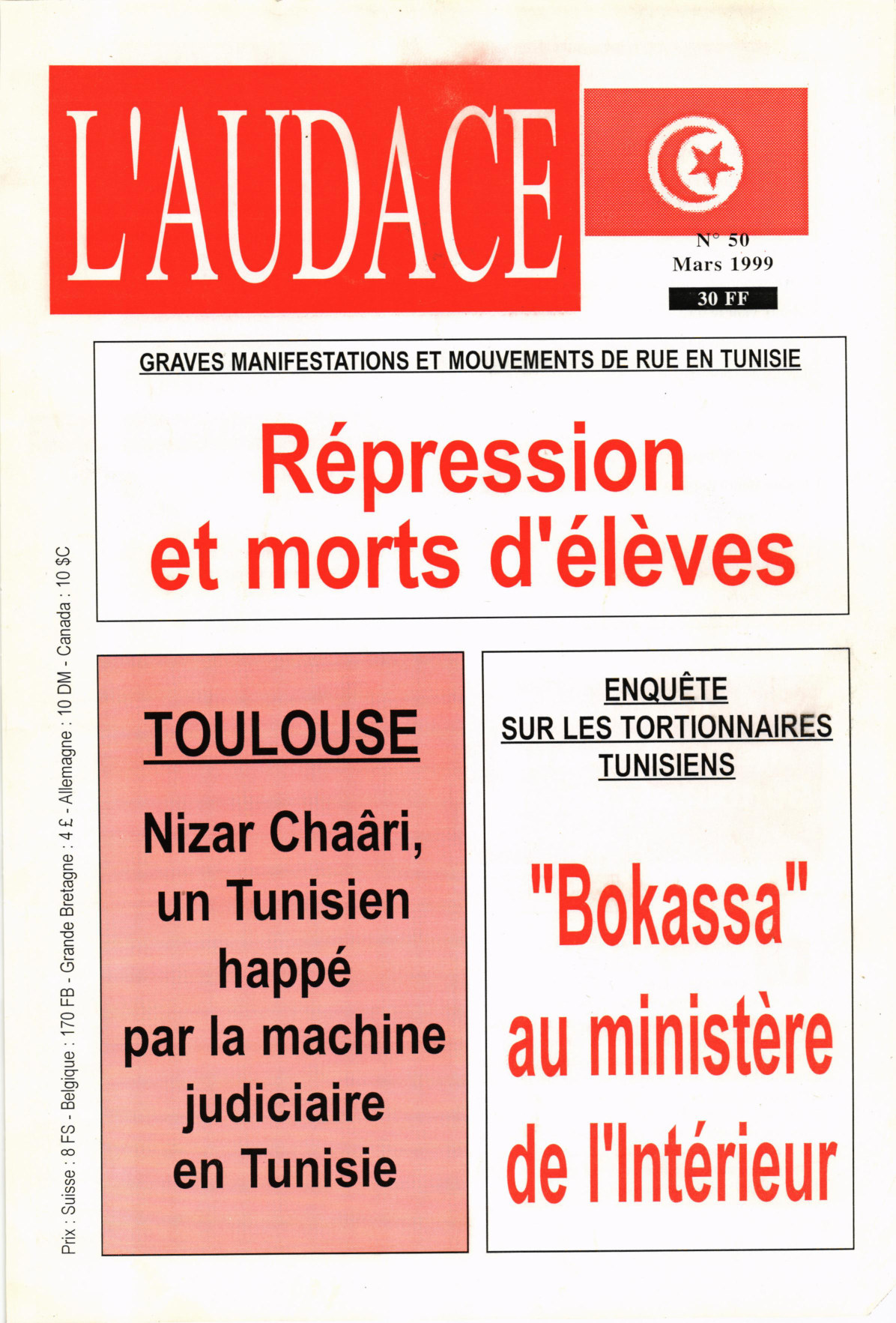 L'AUDACE - N° 50 - Mars 1999
