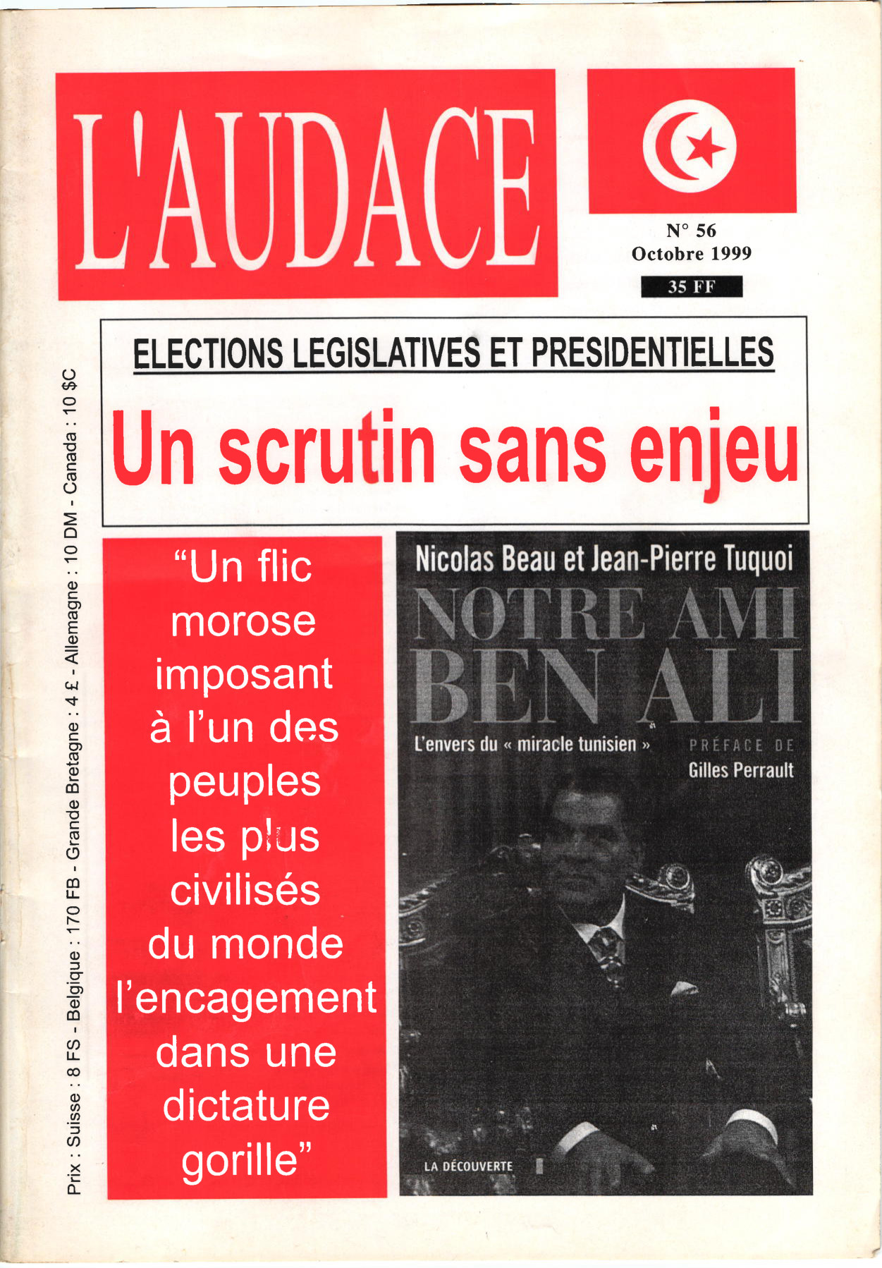 L'AUDACE - N° 56 - Octobre 1999