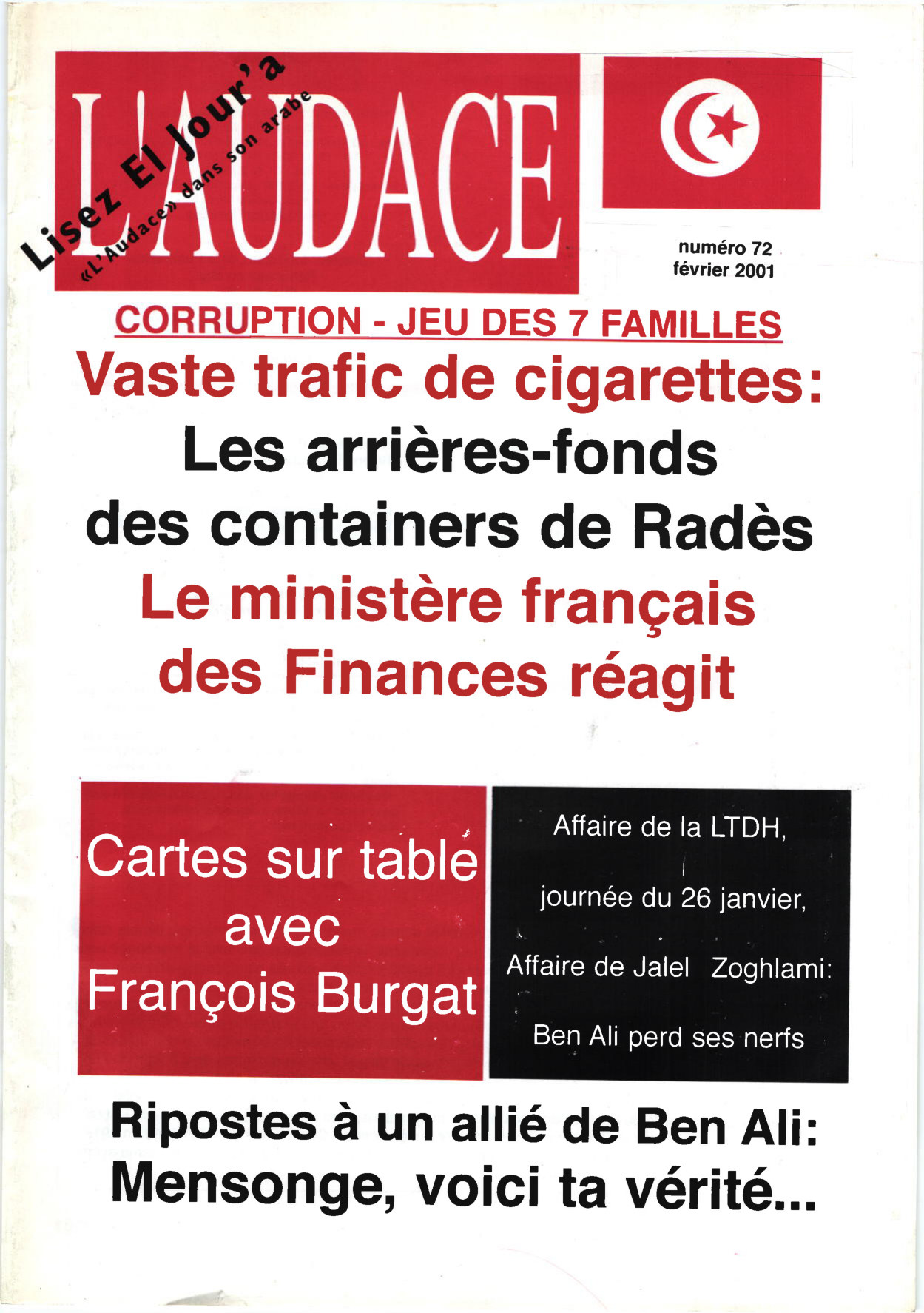 L'AUDACE - N° 72 - Février 2001